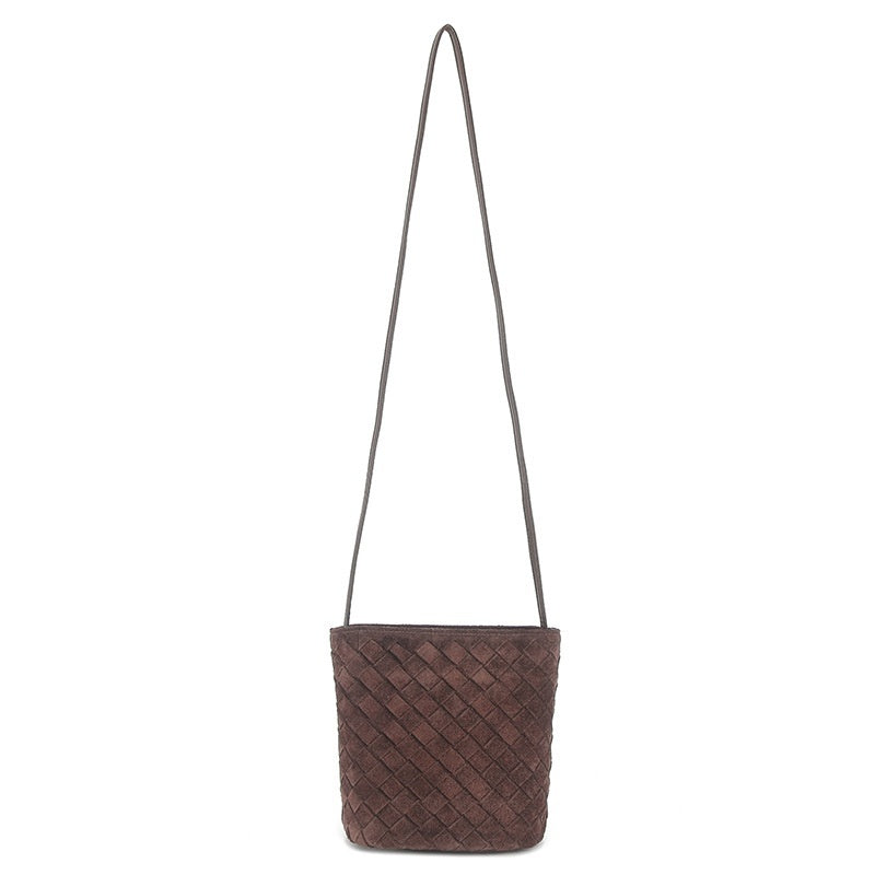 Leather Women's Casual Zip Crossbody Bag