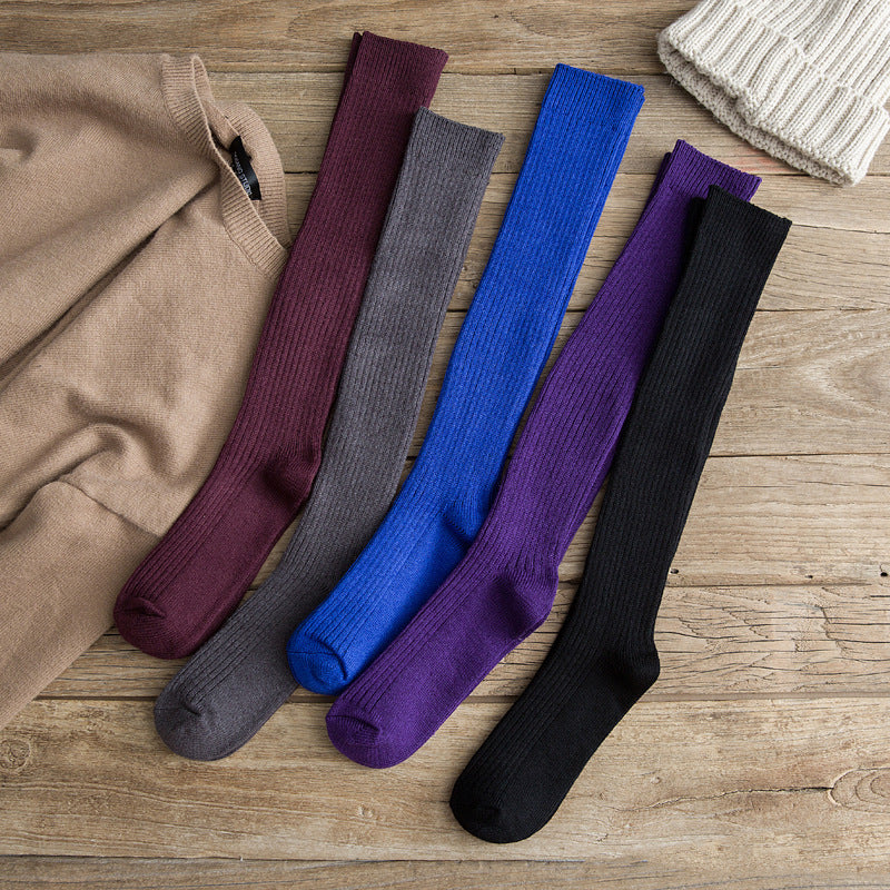Ladies winter wool warm long socks