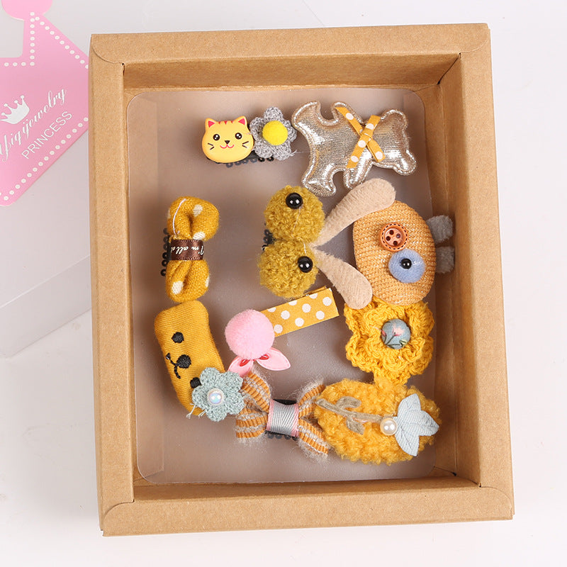 Girl's hairpin 10 piece set