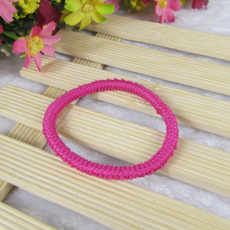 Fashion Hair Tie  Cord Unembellished Elastic Band