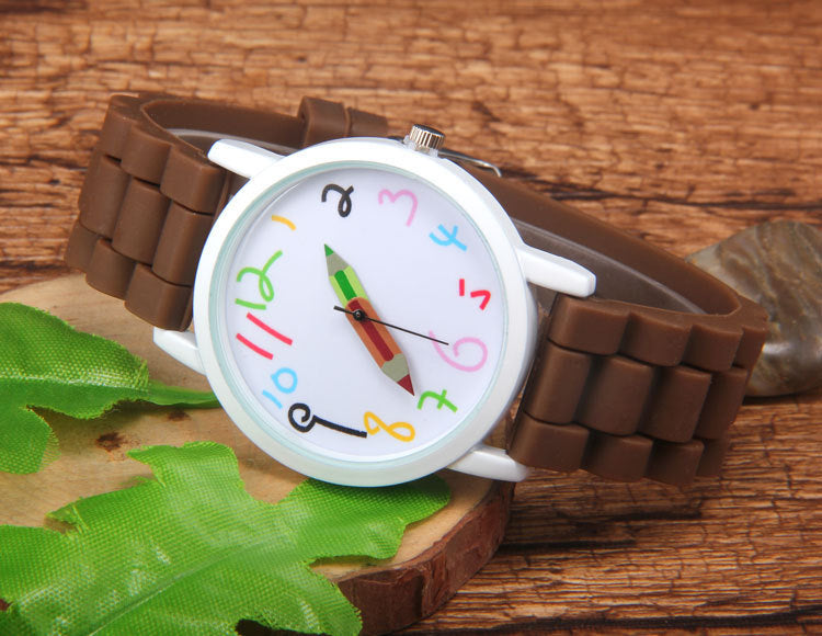 Personalized Colored Pencil Pointer  Watch