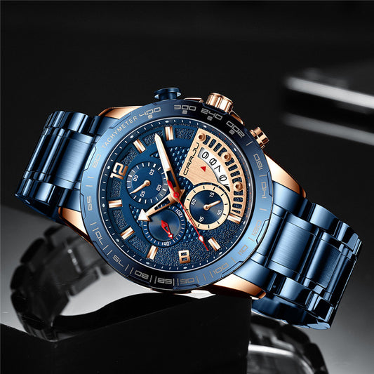 Stainless Steel Band Business Watch