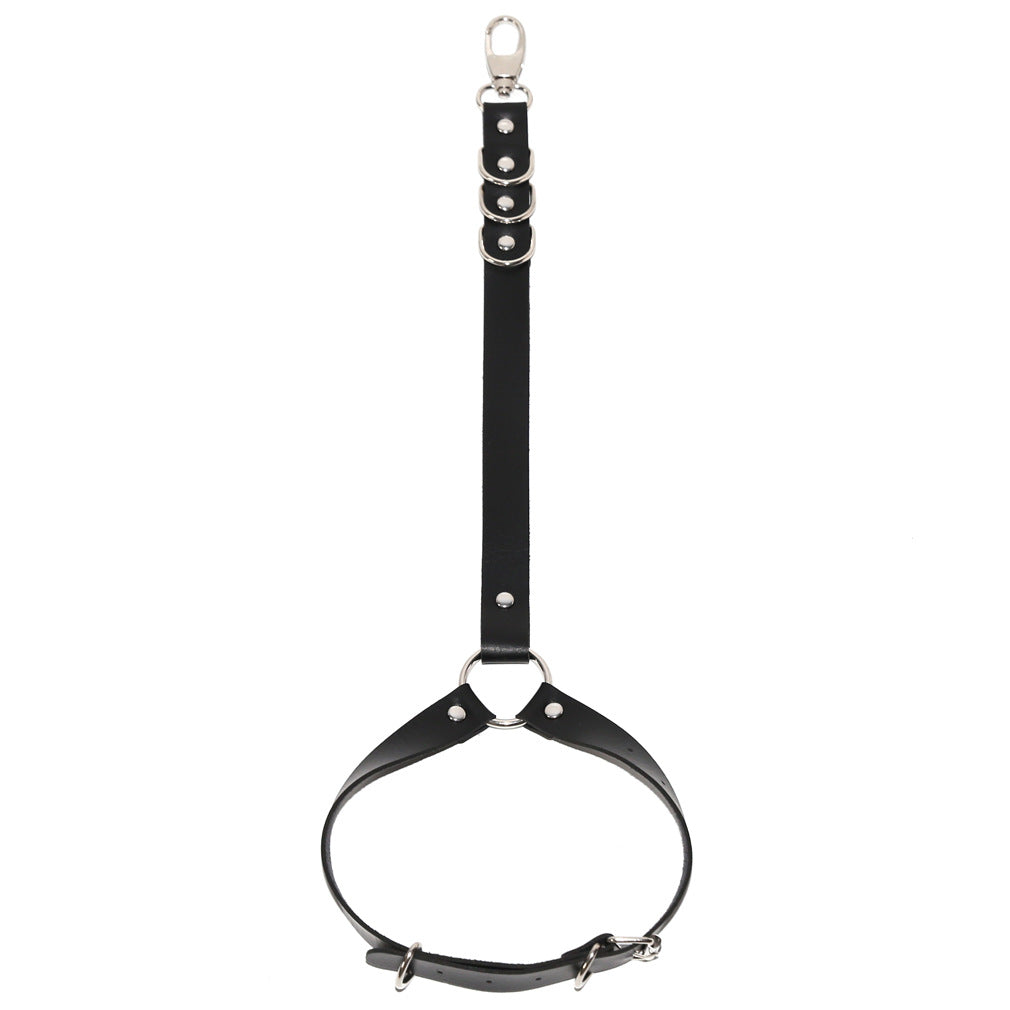 Fashion Trend Punk Style Show Pu Leg Chain