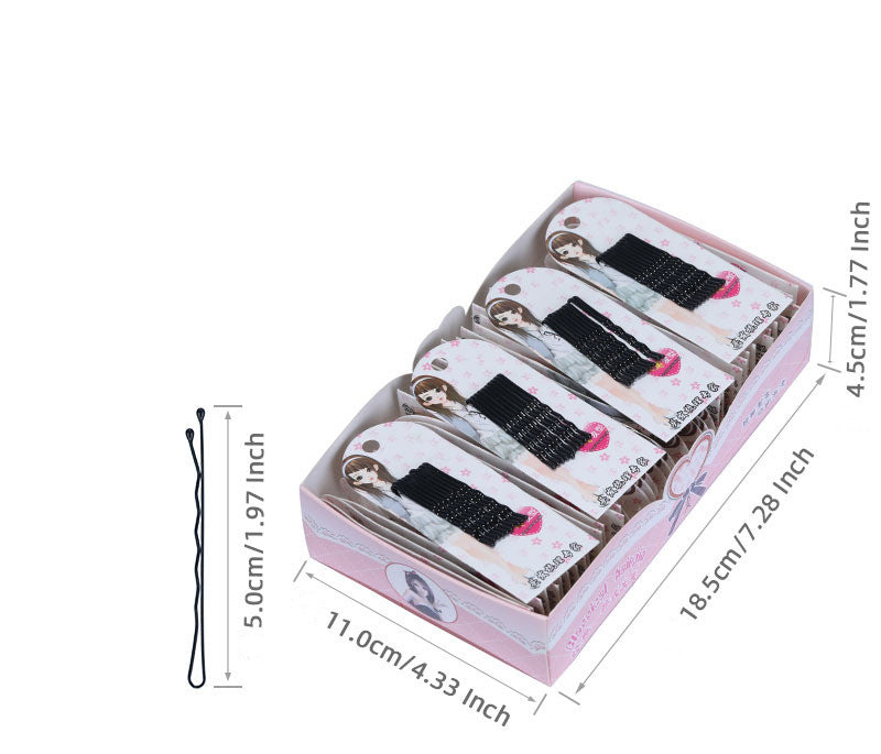 Pieces Of Small Black Card Photo Studio Headwear Hair Clip