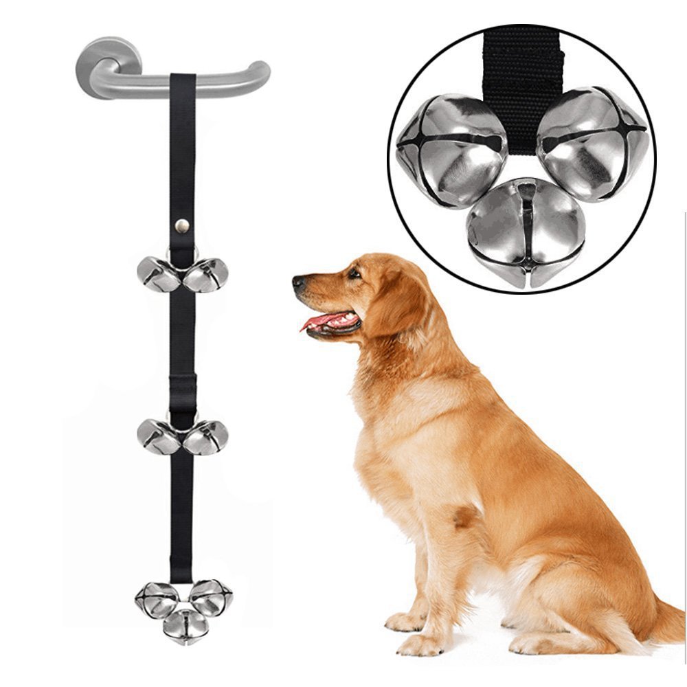 Dog Out Alarm Bell Lanyard Guide Dog Pet Doorbell Dog Leash