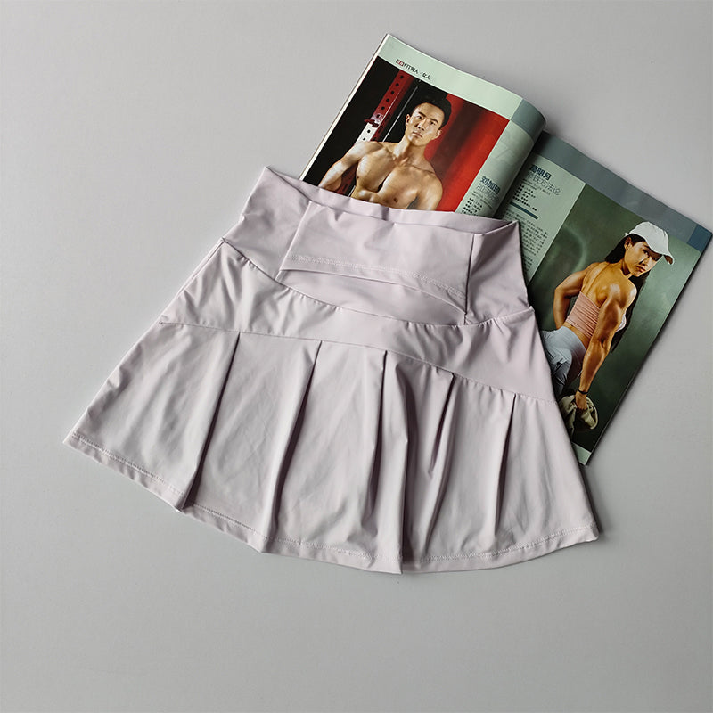 High Top Sports Short Skirt Anti-exposure Shorts With Lining