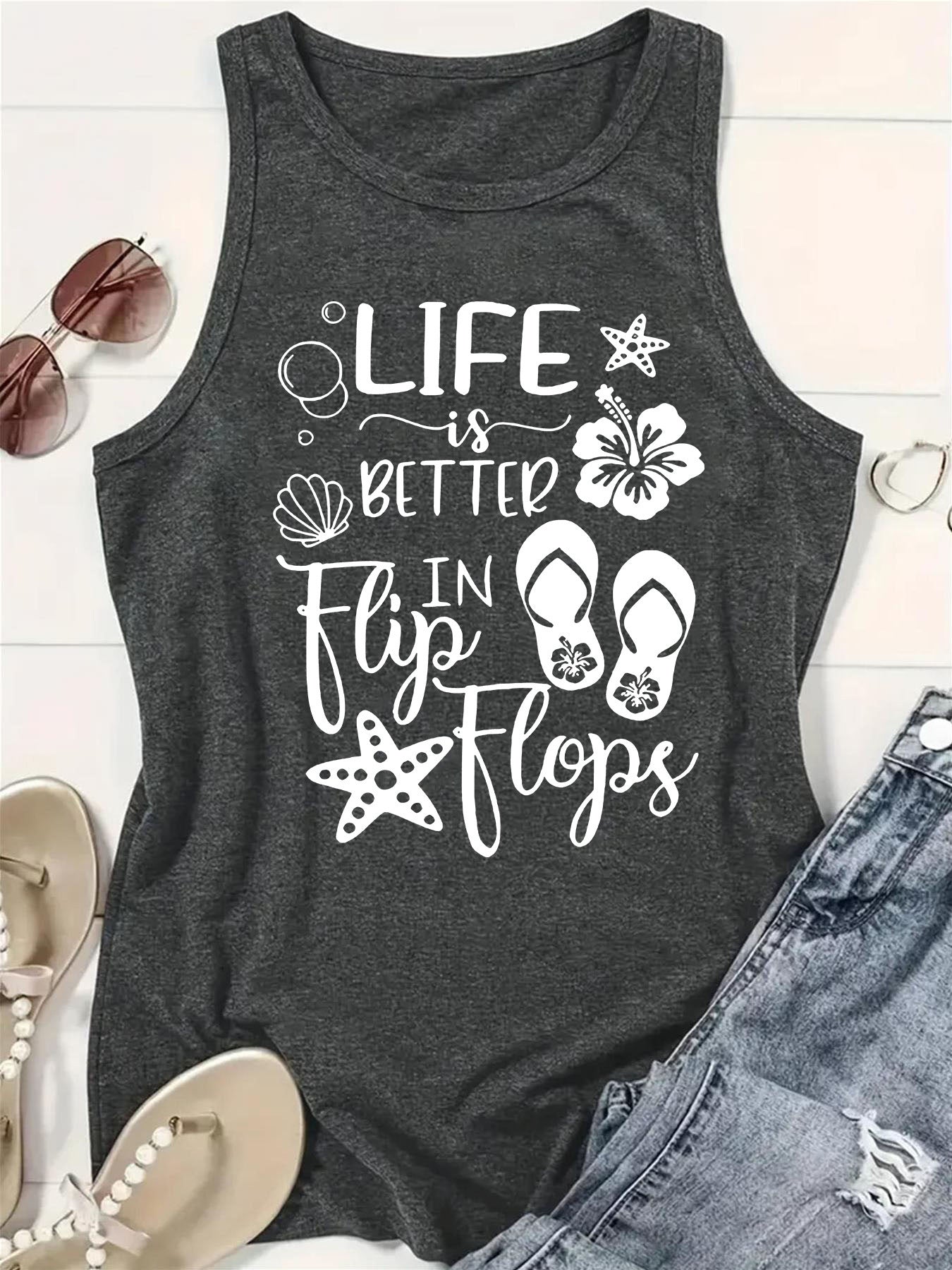Sleeveless Camisole Or Tank Top