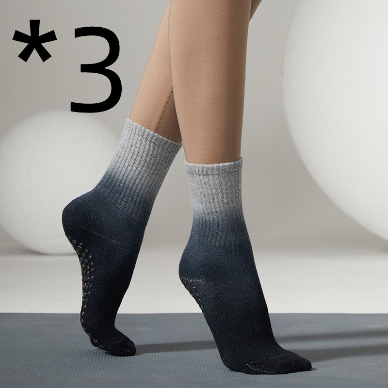 Women's Fashion Tie Dye Anti-Slip Mid Tube Socks