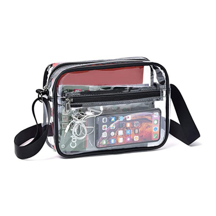 Transparent Crossbody Messenger Bag For Portable Travel