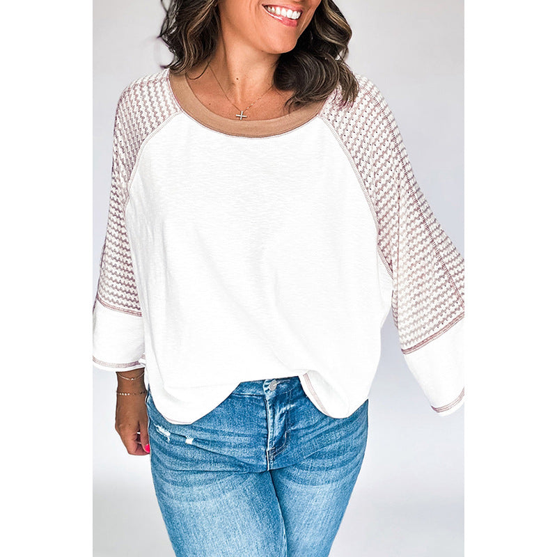 European And American Leisure All-match Loose Printed Sweater
