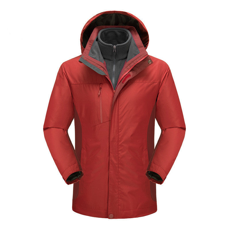 Detachable Windbreaker Warm Jacket Work Clothes Printing