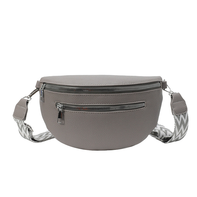 Wide Shoulder Strap Large Capacity Saddle Bag