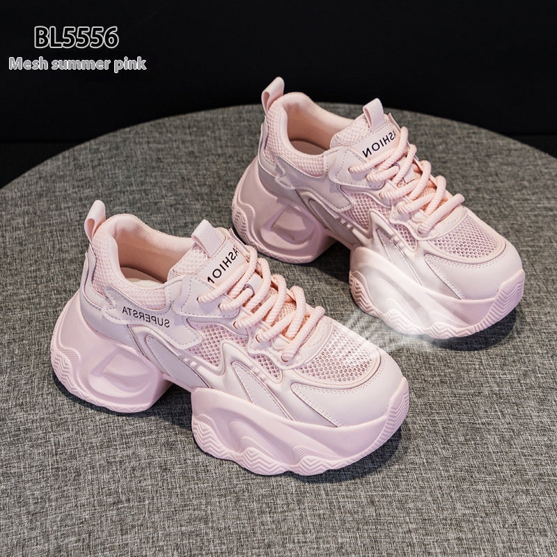 Thick Bottom Small Popular Internet Celebrity Breathable Casual Sneaker