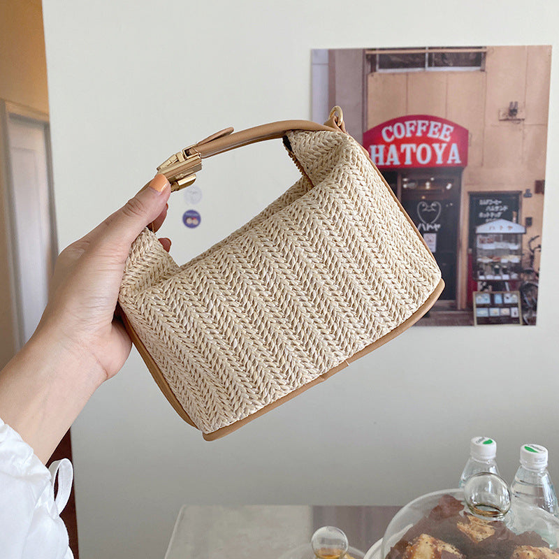 Straw Woven Small Bag Casual Women's Bag Portable