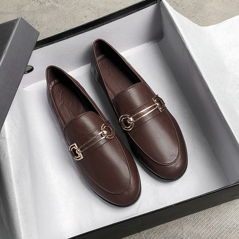 Love Flat One-foot British Women's Shoes