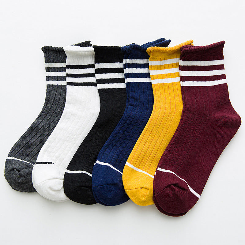 Women's Cotton Socks Japanese Academic Style