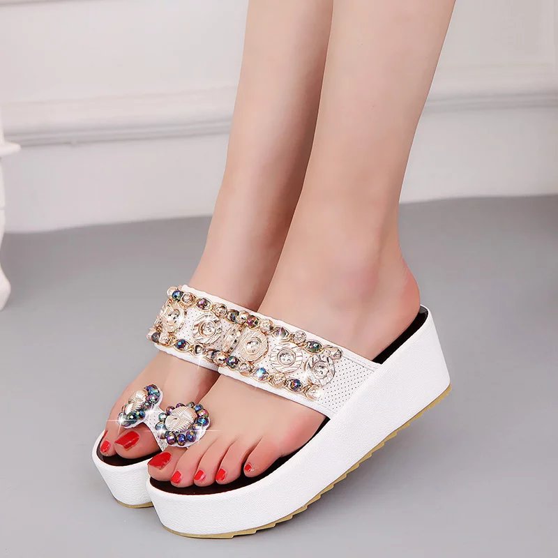 Rhinestone Women's Shoes Platform Sandals Fashion