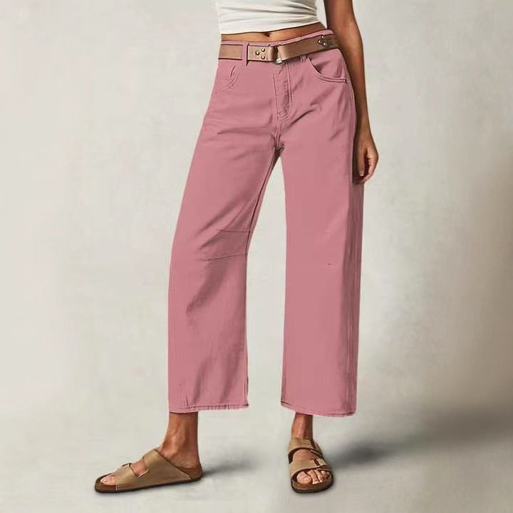 Casual Slim Fit All-matching Straight Jeans