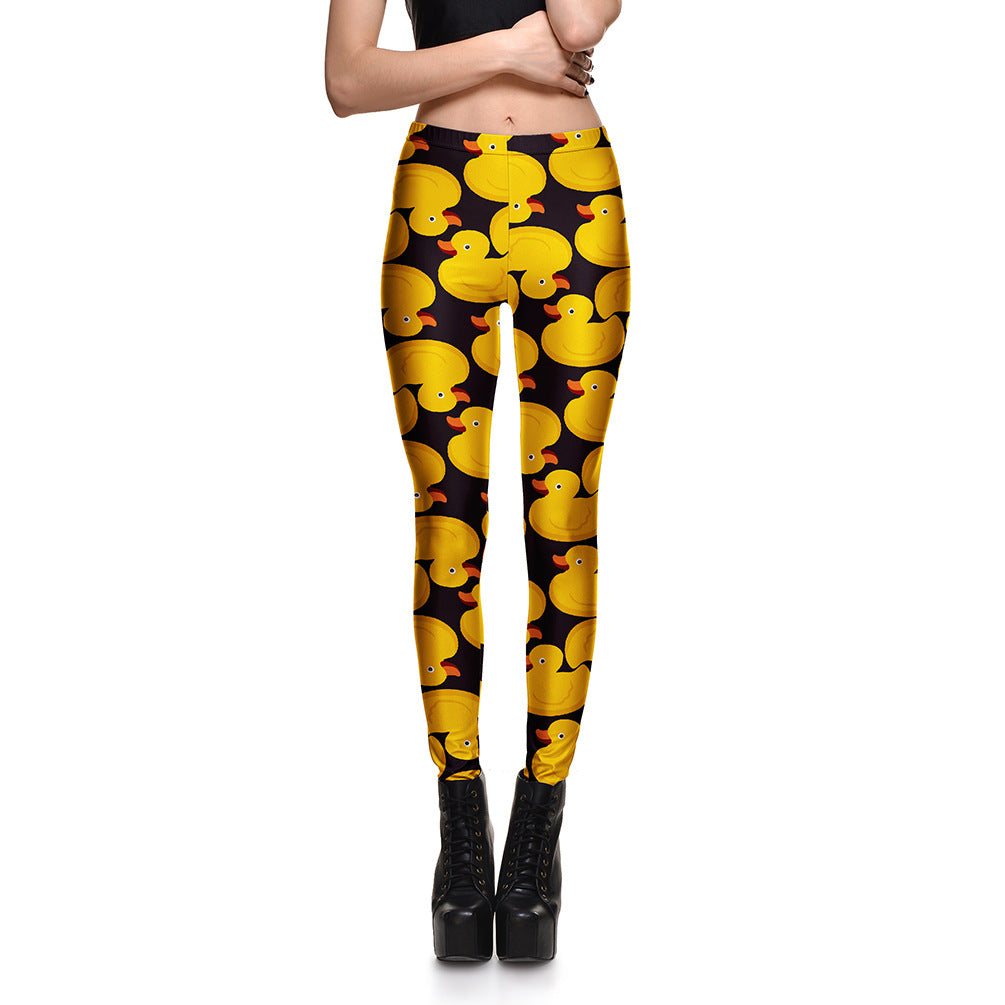 Fashionable New Hot Leggings Lady Duck