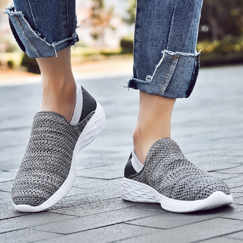 Women's Fashion Casual Flyknit Mesh Sneakers