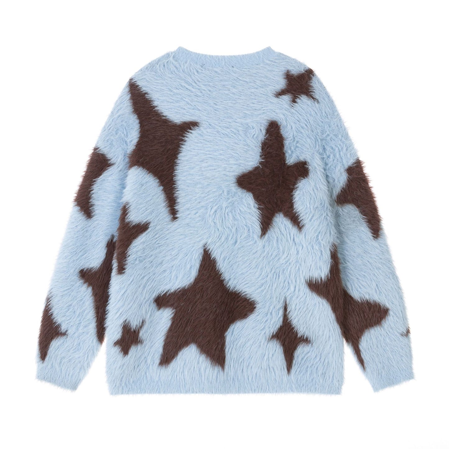 Personality XINGX Full Printed Niche Knitted Lazy Soft Glutinous Sweater