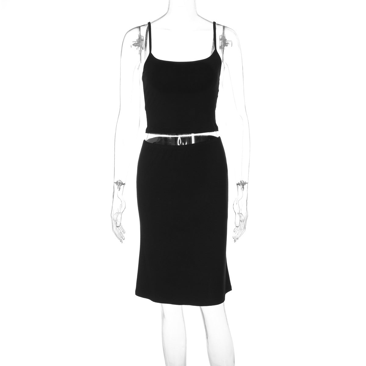 Casual Versatile And Sexy Camisole And Skirt Set