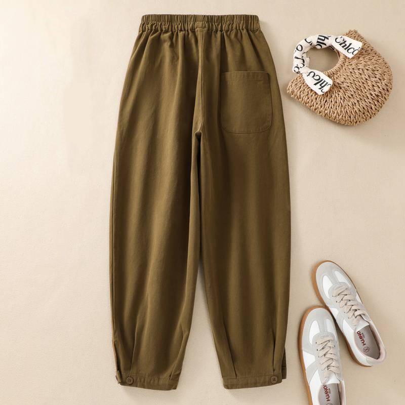 Autumn And Winter Large Size Wide Leg Pants Slimming