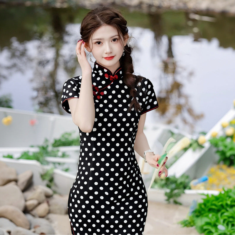 Sleek Stylish Chinese Style Dress For Women