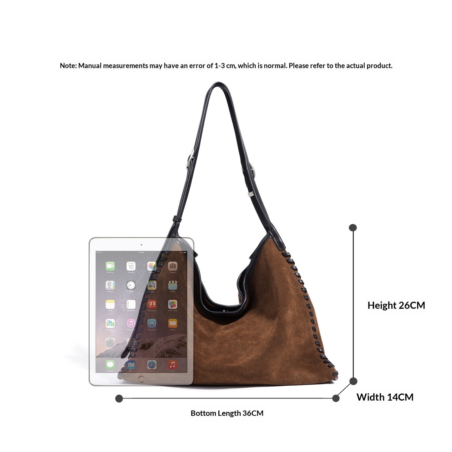 Womens Matte Leather Shoulder Commuter Crossbody Bag