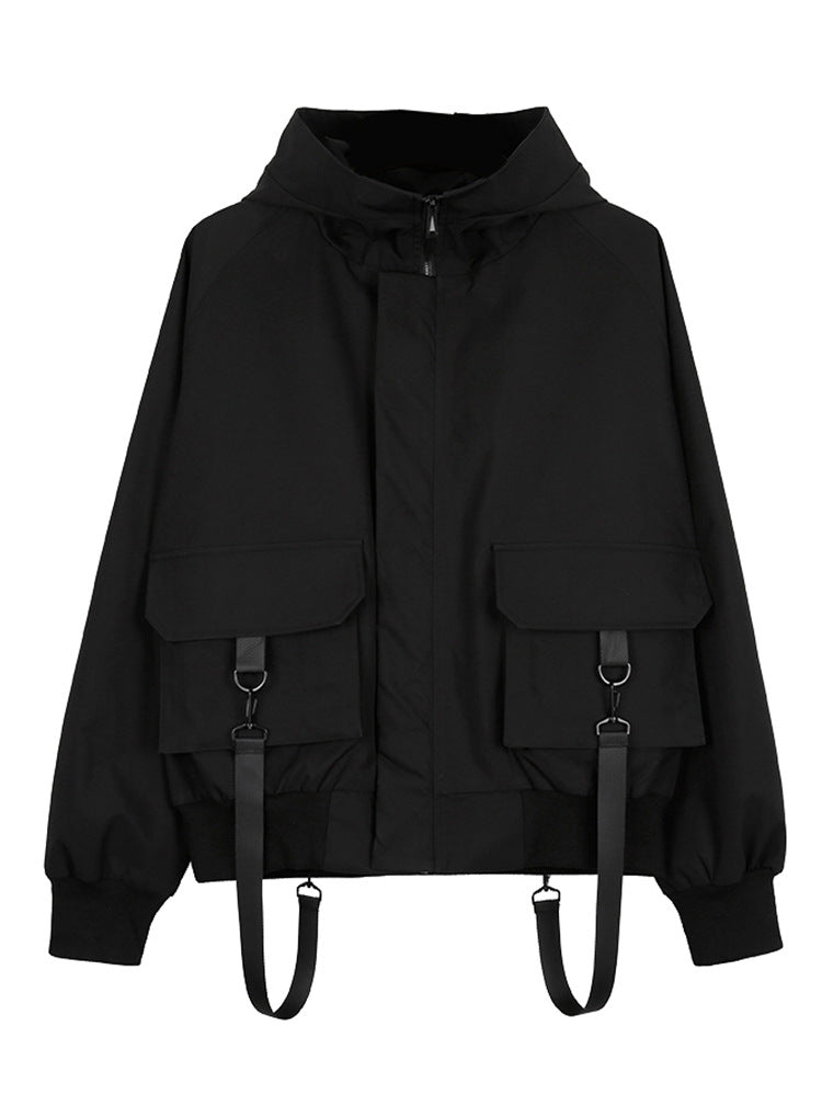 Men's Fashion Function Wind High Collar Jacket
