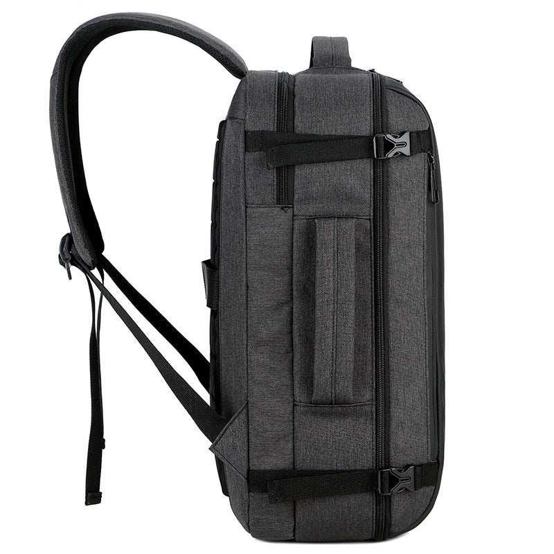 Men's Backpack Oxford Cloth Backpack USB Waterproof Travel Bag