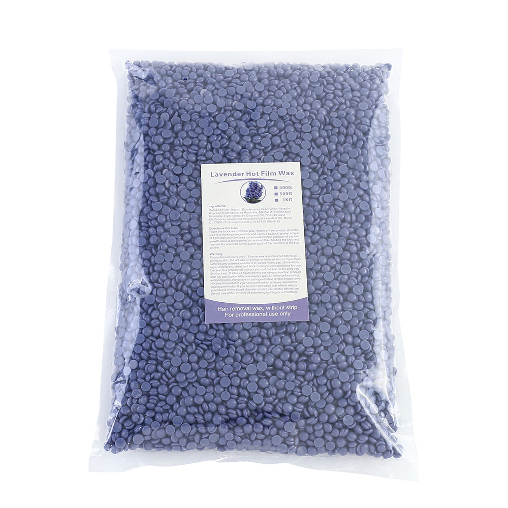 Dehairing hard wax bean