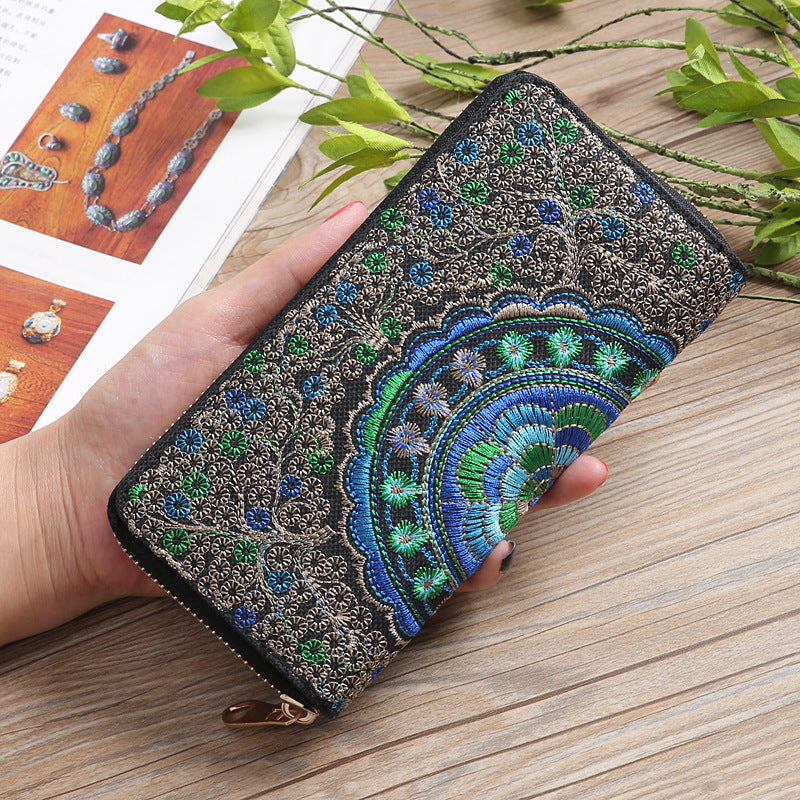 Ethnic style embroidered bag
