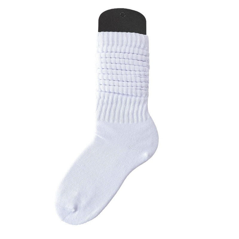 Lazy Bunching Socks European And American Extra Thick Fluffy Loop