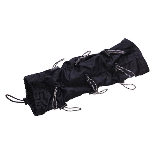 Reflective high street drawstring gloves tide brand