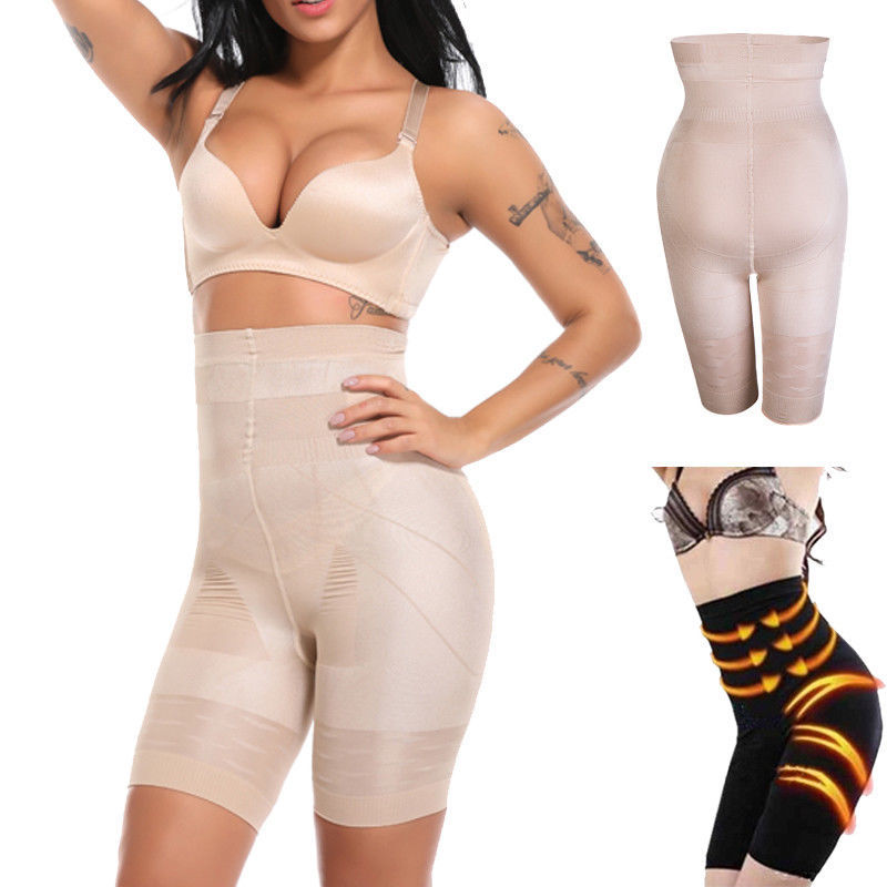Body shaping five-point belly pants