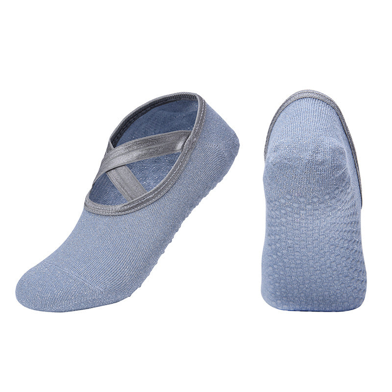 Yoga socks cross strap professional non-slip dance socks