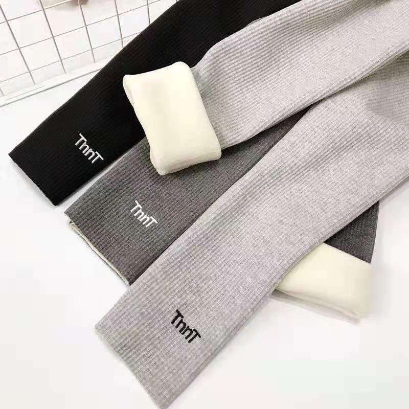 Damers yderbeklædning plus fløjlsforede leggings