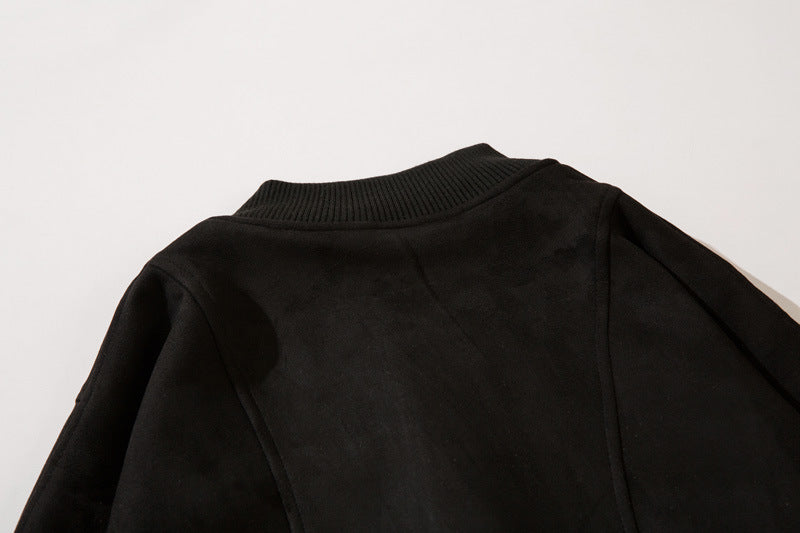 High Street Loose Jakke Ruskind til Kvinder, Par Baseball Uniform