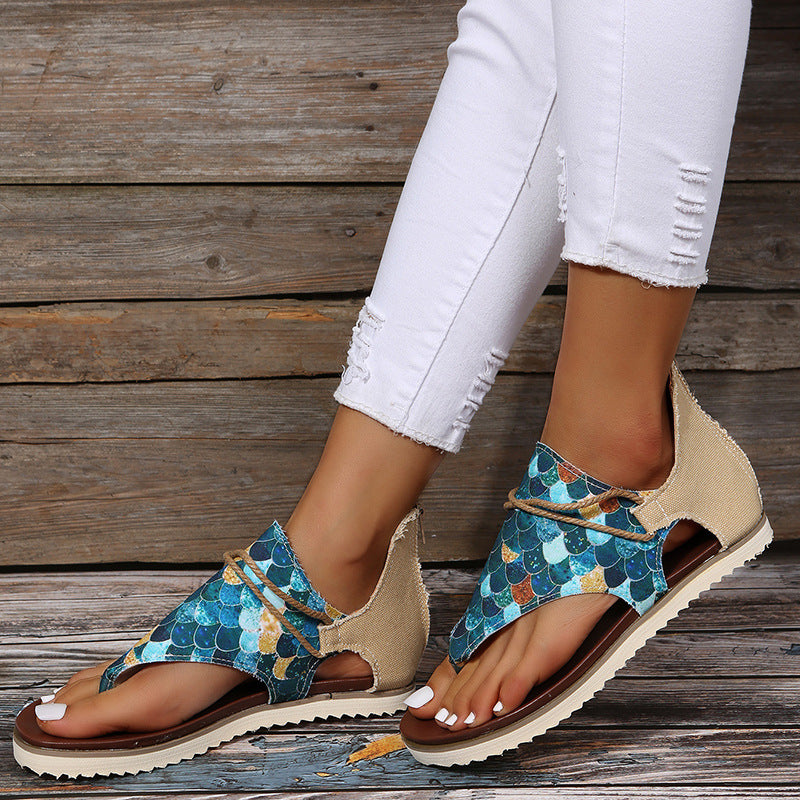 Plus Size Women's Sandals Flip-Flops Roman Shoes