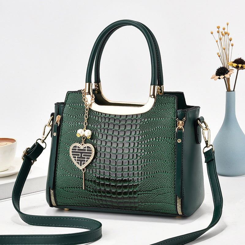 Alsidig Crossbody Mode Dame Skuldertaske med Stor Kapacitet