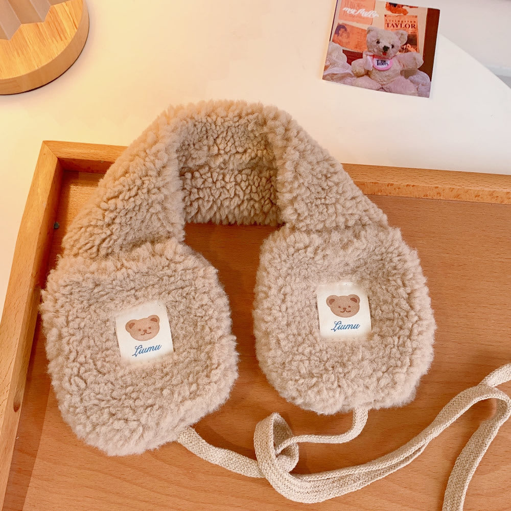 Warm Winter Female Cute Bear Antifreeze Earmuffs
