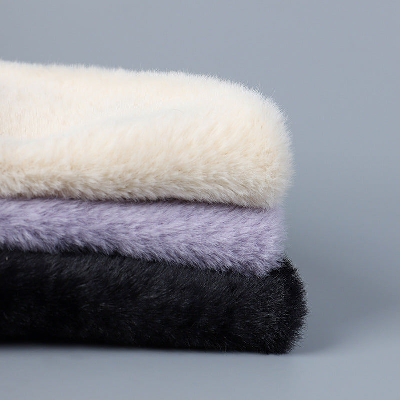Imitation Mink Bucket Hat Women's Winter Warm And Small Face