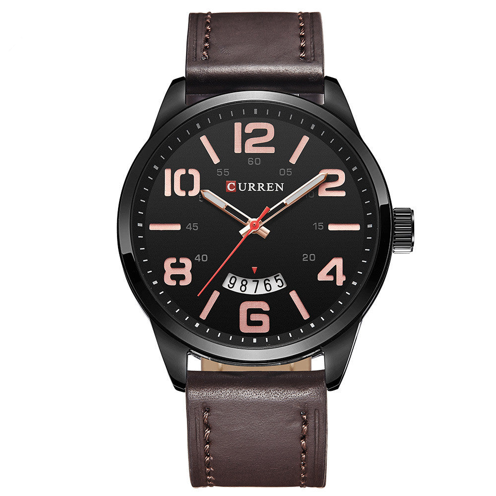 Waterproof quartz watch