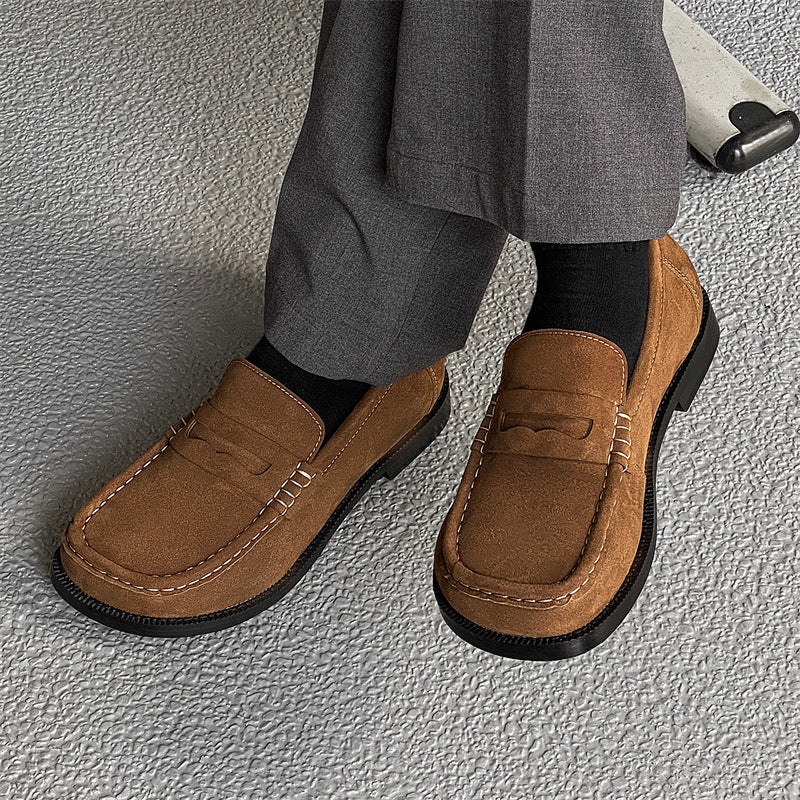 New Vintage Old Coin-style Loafers For Men