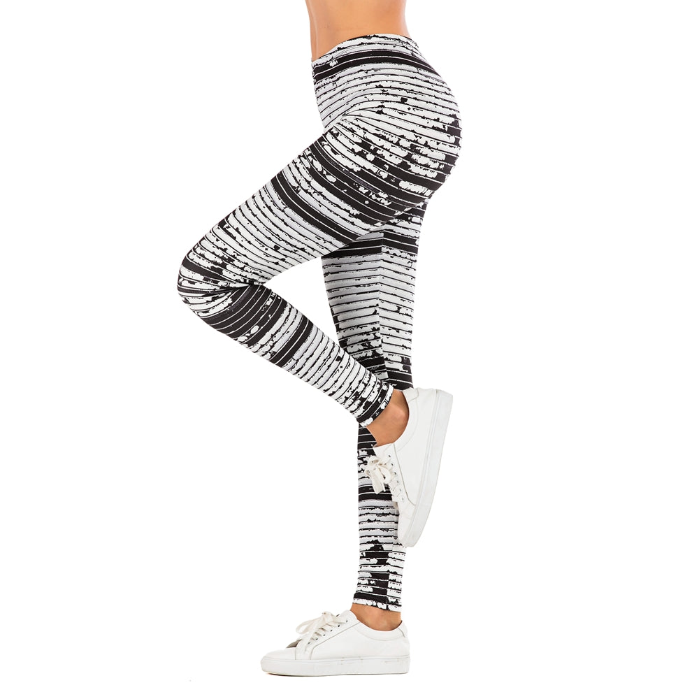 Printed yoga pants outdoor sports leggings