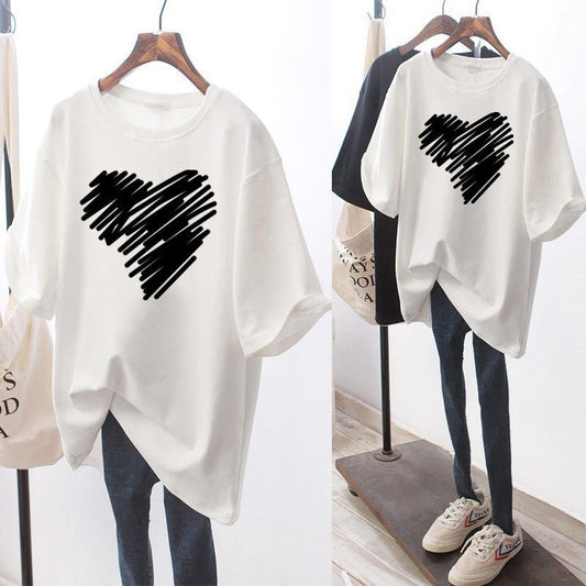 Relaxed-fit Mid-length Tops With Short Sleeves