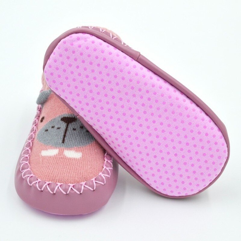 Children's Non-slip Socks And Soft-soled Cotton Shoes
