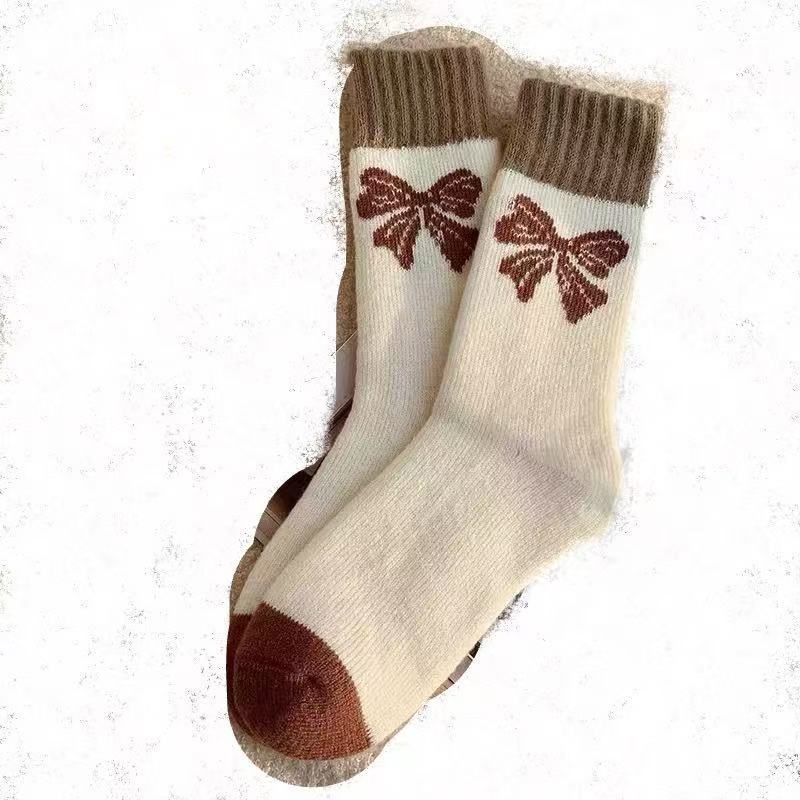 Women's AutumnWinter Warm Terry Socks