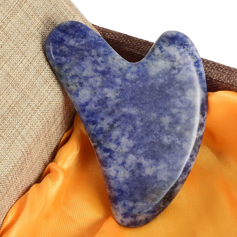 Blue dot finger type beauty scraping board